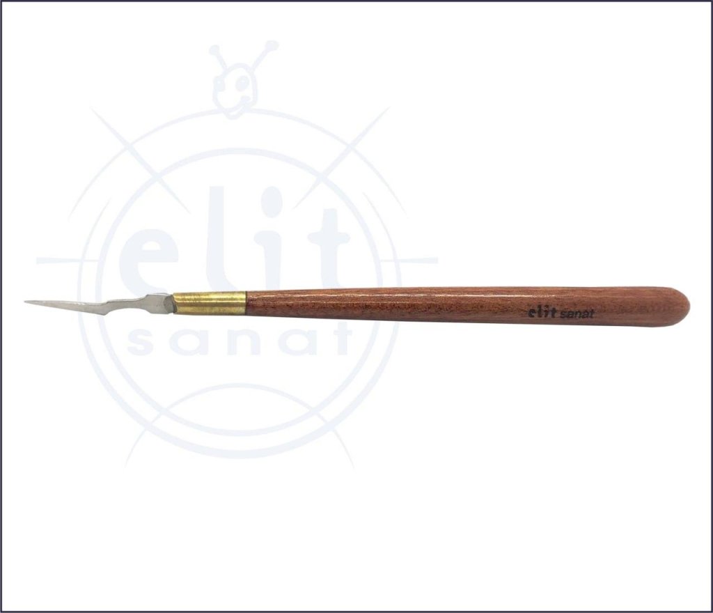 Ahşap Saplı Rötuş Aleti RS 0015